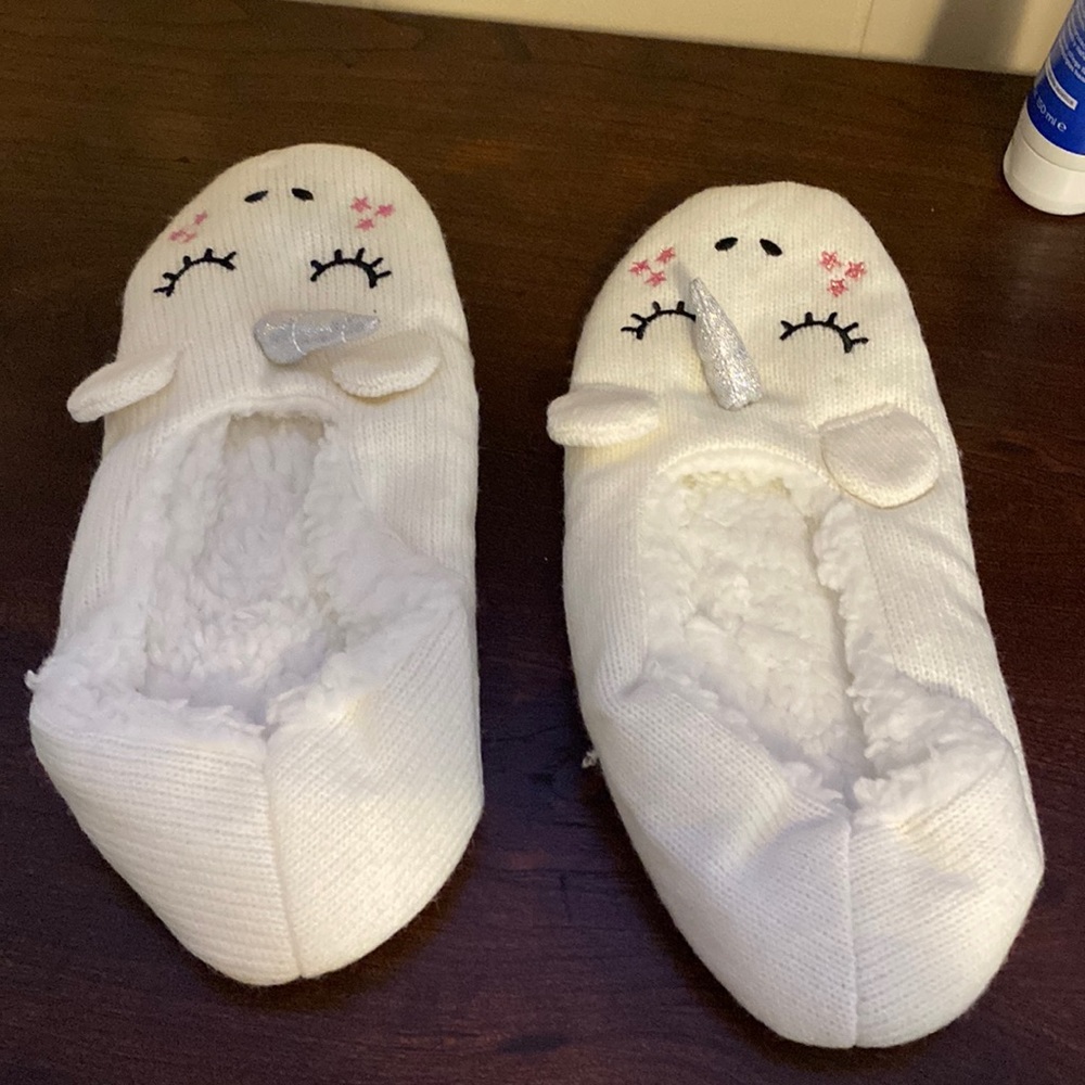 Unicorn slippers